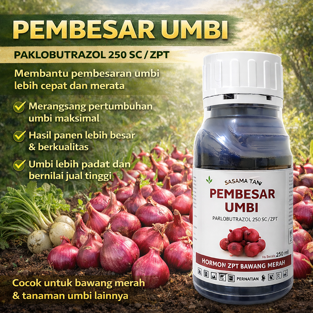 Pupuk Pembesar Umbi Bawang Merah Paklobutrazol 250 SC / Zpt Bawang Merah
