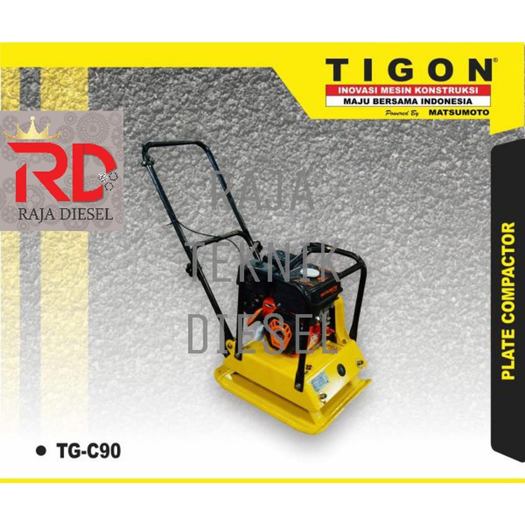 Stamper Kodok TIGON TG-C90 + Mesin Diesel MDX 170 F