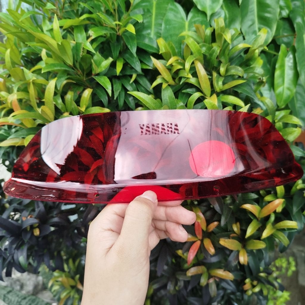 visor batok lampu depan yamaha robot v80 custom nam project