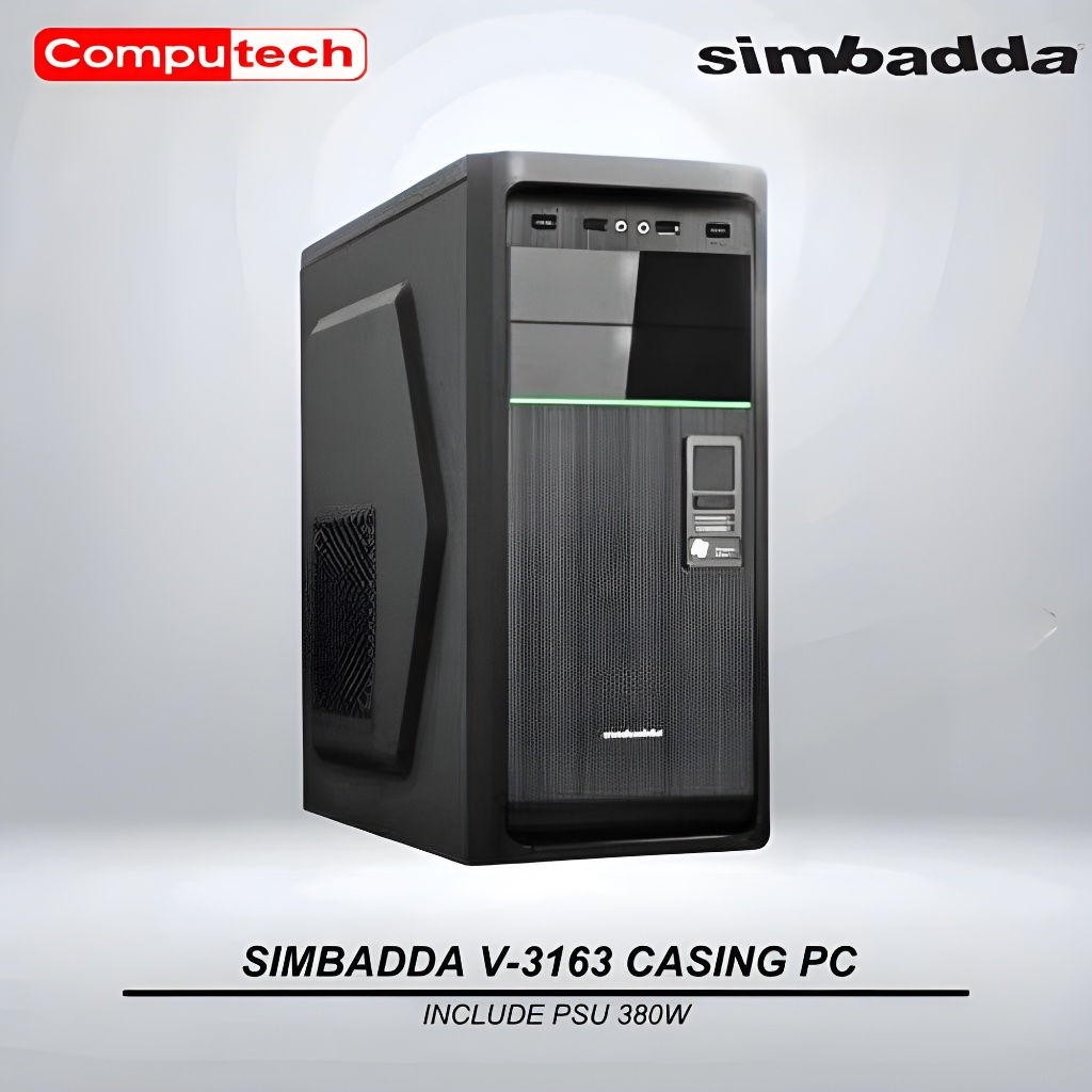 Simbadda V-3163 Casing PC + PSU 380w