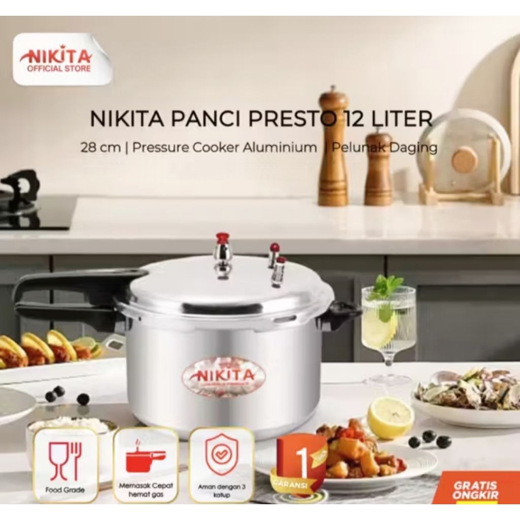 panci presto Nikita 12 liter