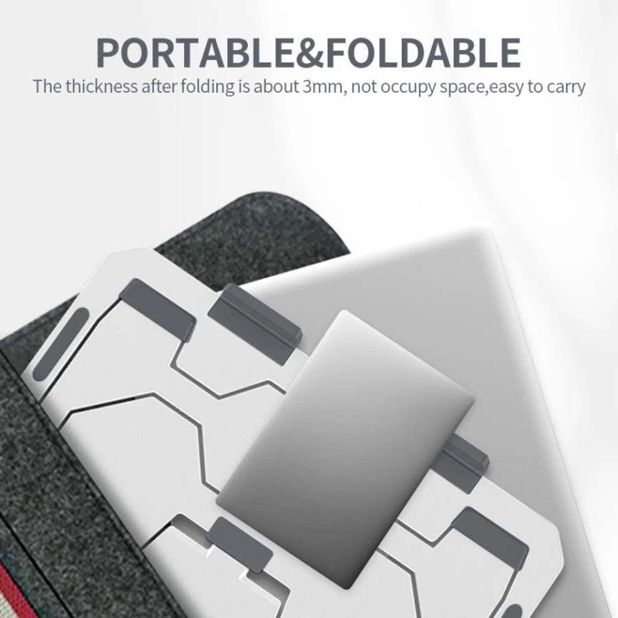 Holder Laptop / Macbook Aluminium Portable Cooling Stand VLS02