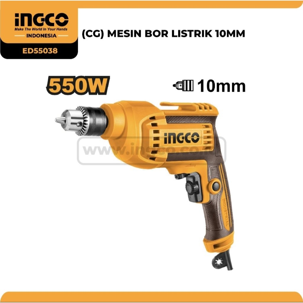 MESIN BOR LISTRIK 10MM INGCO ED55028