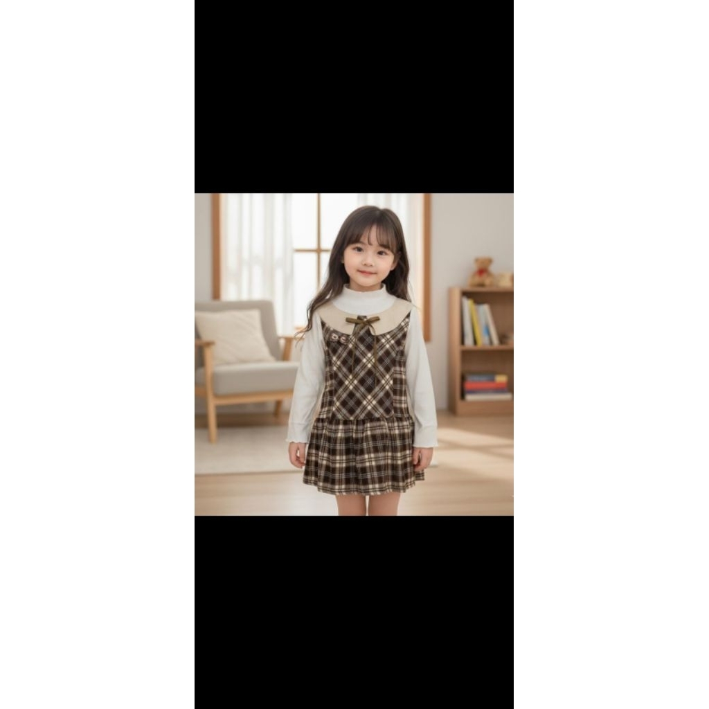 Dress anak import 1-4 tahun