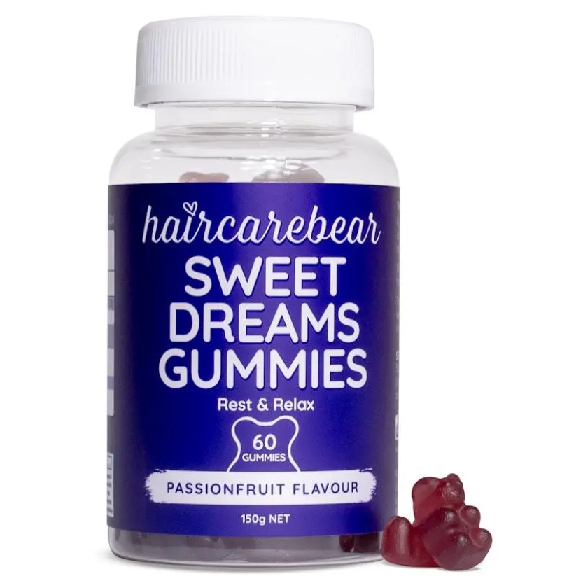 Haircarebear Sweet Dreams Gummies 60 Tablets - Suplemen Tidur Nyenyak Relaksasi Malam