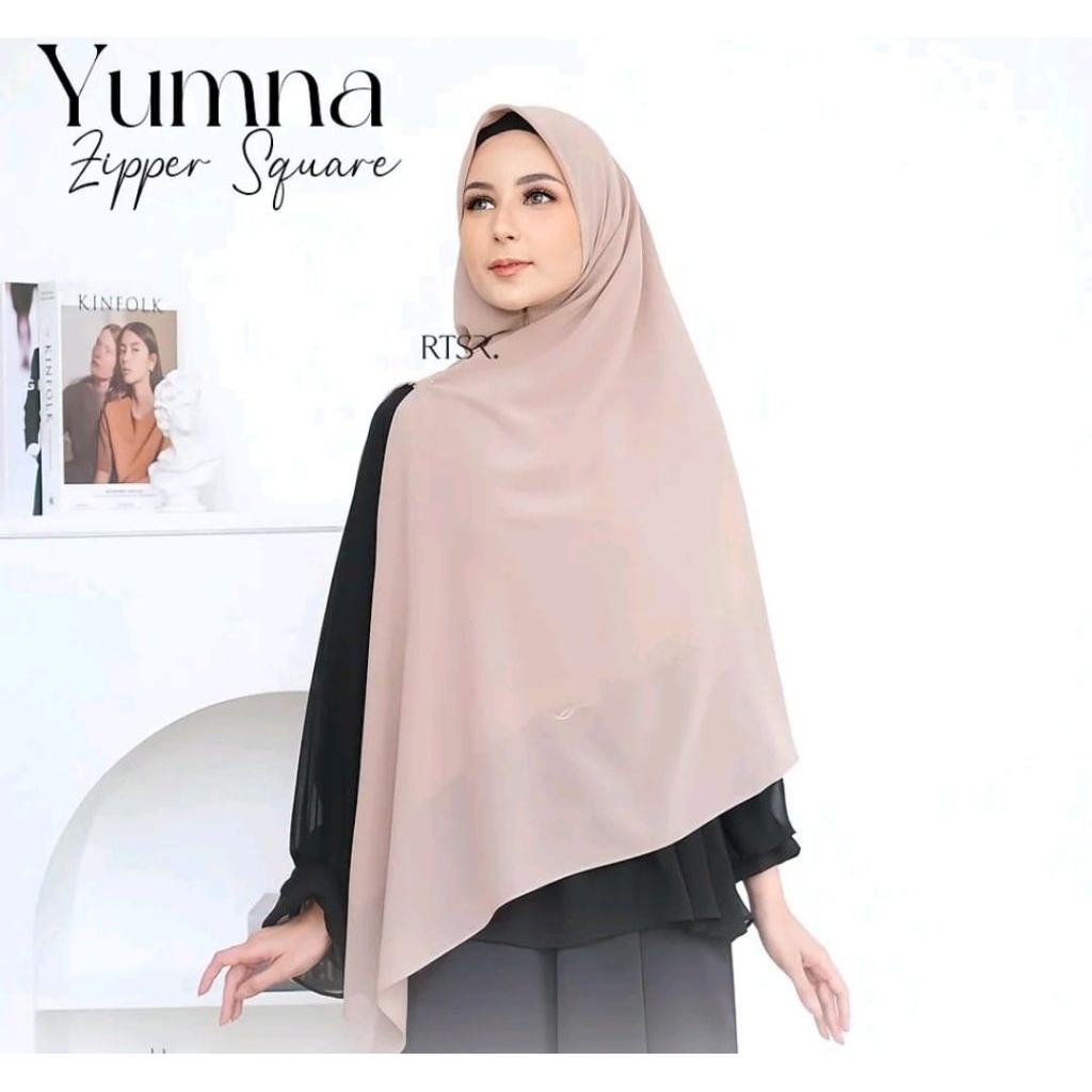 Hijab Yumna Zipper Square