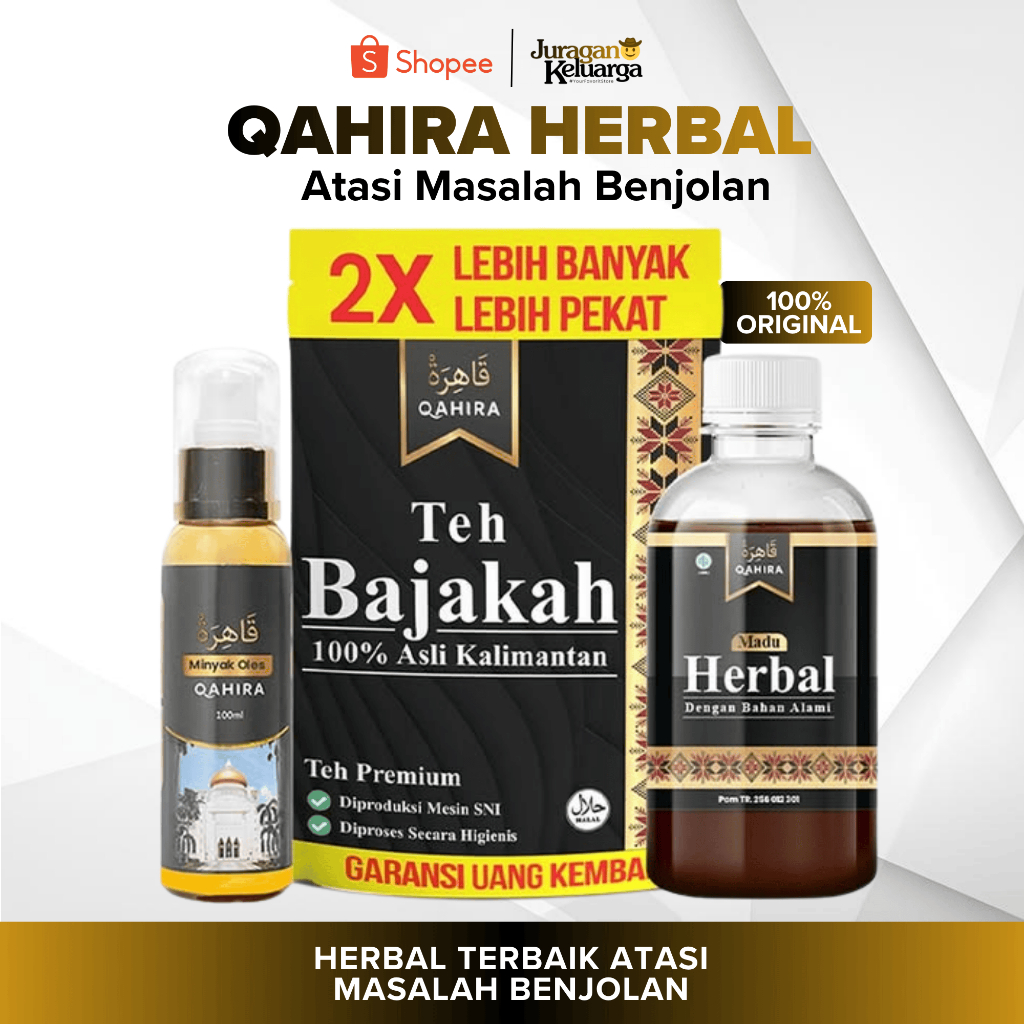 Qahira Benjolan Minyak Oles Obat Benjolan Di Tubuh Halal BPOM