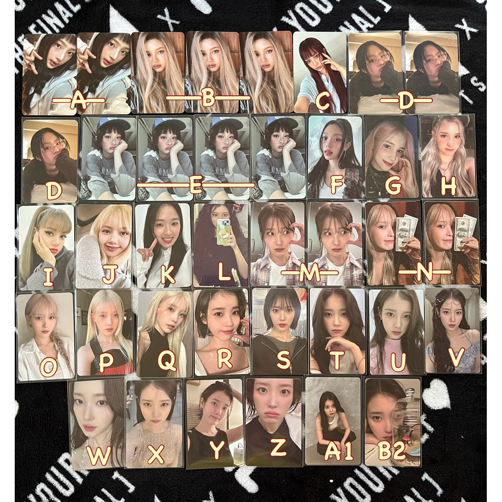 [READY STOCK] PHOTOCARD IU || BLACKPINK (Lisa) || NEW JEANS (Hanni, Minji, Daniele, Haerin, Hyein) |