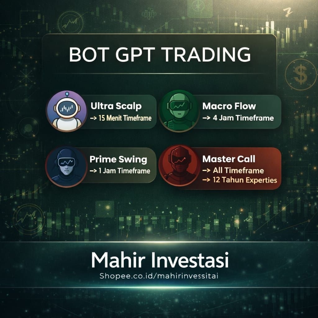 Mahir Investasi [GROUP TELE] BOT GPT Trading Analysis - Trading Crypto dan Saham Lebih Akurat (Futur