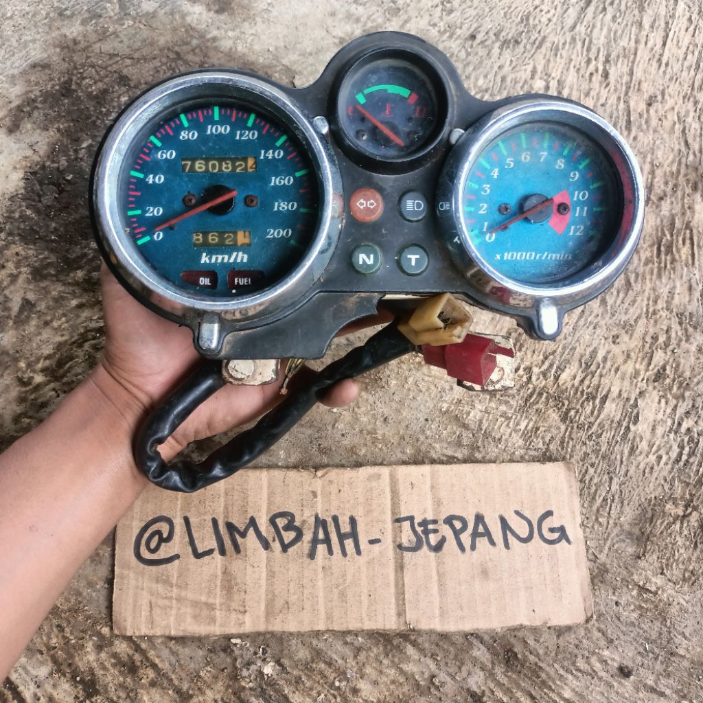 MESIN SPEEDO SPIDO SPEEDOMETER NINJA R SS NEW OLD M KIS ORIGINAL COPOTAN MOTOR