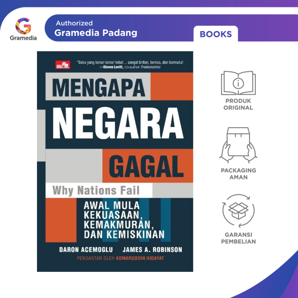 Gramedia Padang-Mengapa Negara Gagal - Why Nations Fail