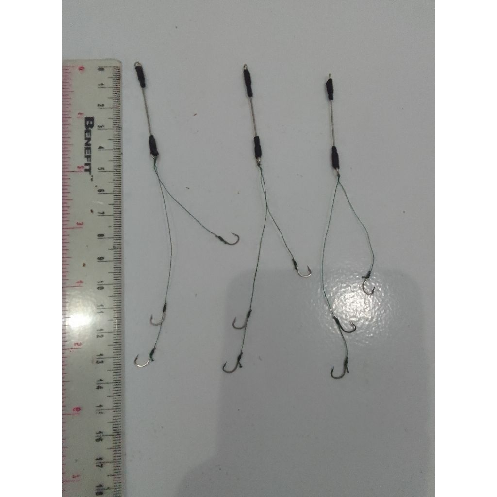 rangkaian pancing lumut mujaer/nila