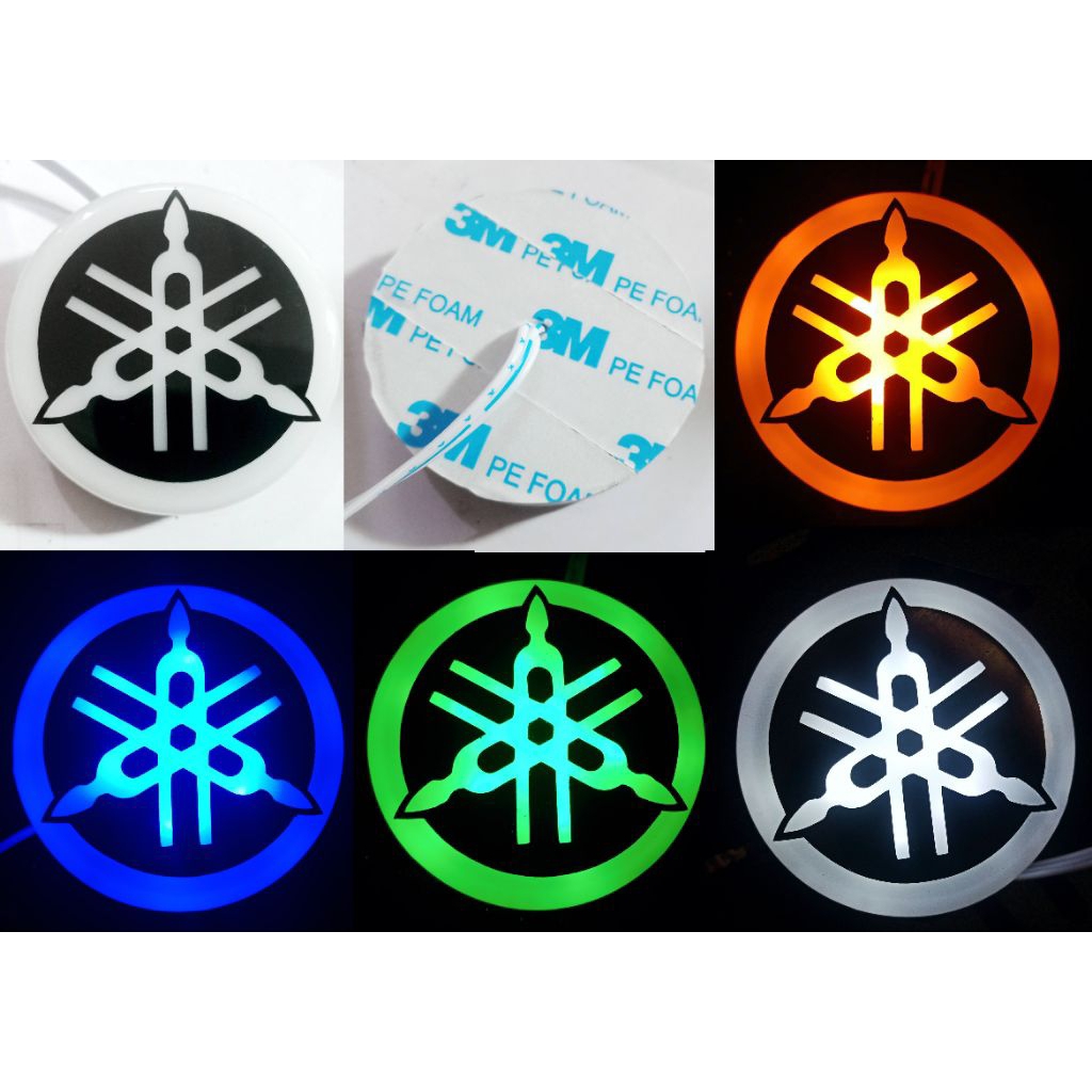 EMBLEM LAMPU SENJA DAN SEN LED LOGO YAMAHA NMAX, VIXION, SCORPIO DLL