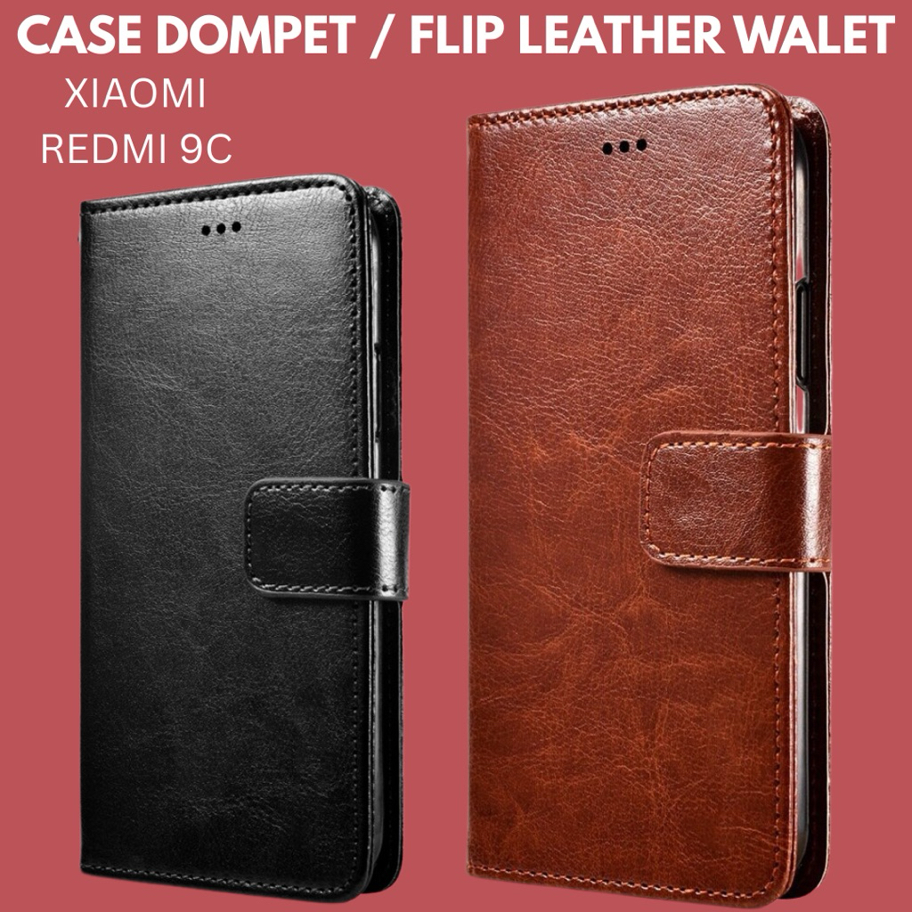 CASE DOMPET / FLIP LEATHER WALLET XIAOMI REDMI 9C