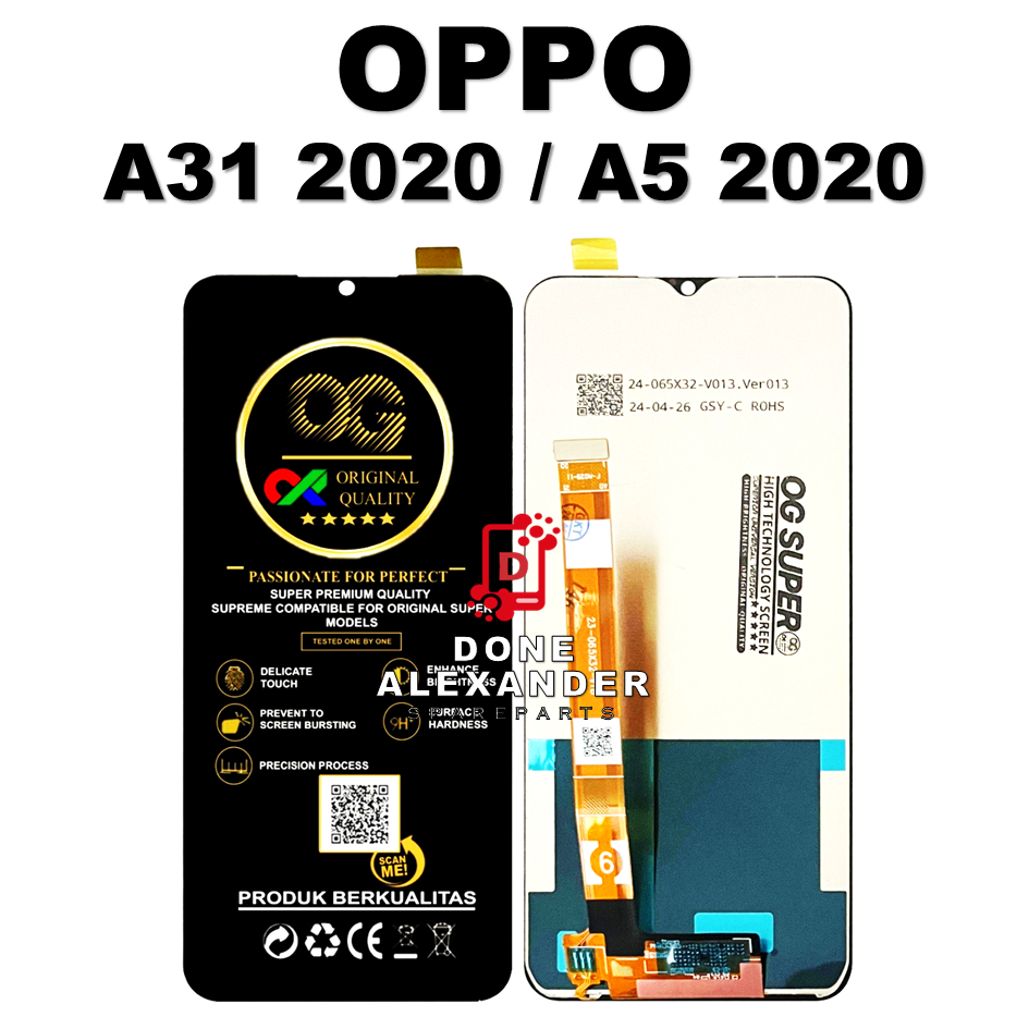 LCD TOUCHSCREEN OPPO A31 2020 / A5 2020 COMPLETE ORIGINAL 100% FULLSET