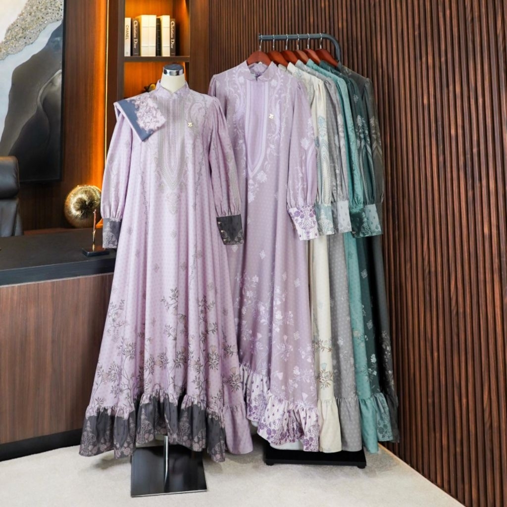 Beatrix Set Hijab, lady zarra + Hijab Voal premium By Dumma.id Original