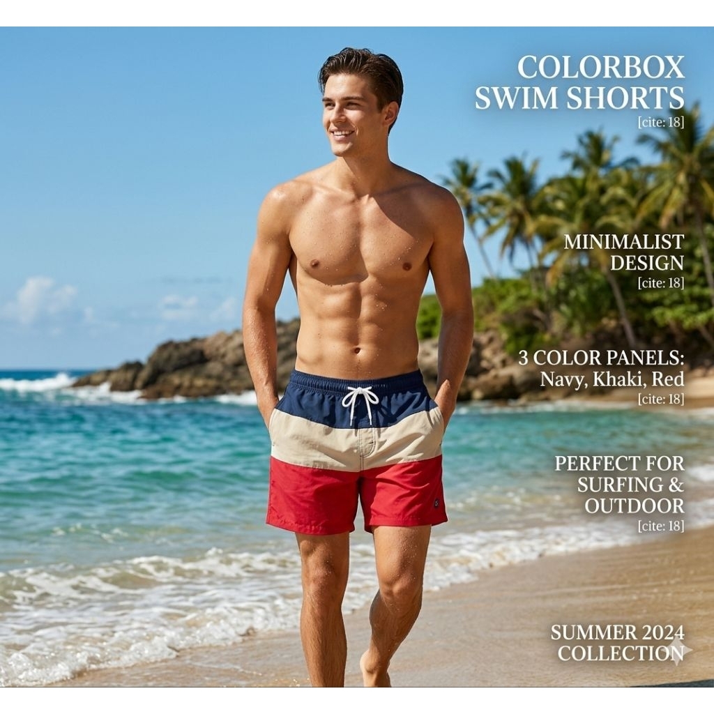 Celana Pendek Surfing Colorbox