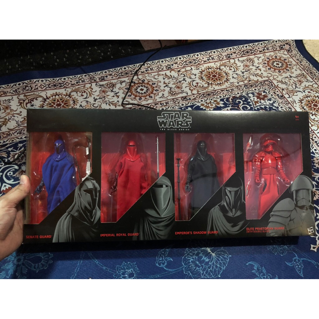 Star Wars Black Series Evil Pack Imperial Royal Guard, Emperor and senate Guard Hasbro