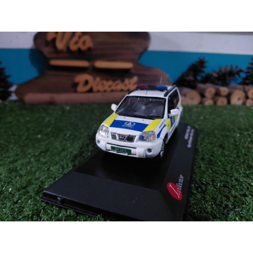Diecast Miniatur Nissan Xtrail T30 police skala 1:43