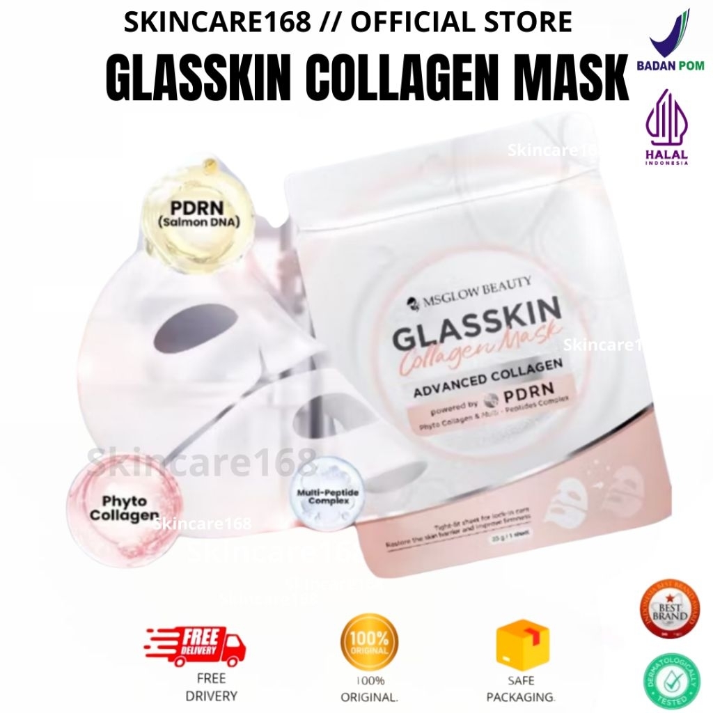 MS GLOW - GLASSKIN COLLAGEN MASK MS GLOW