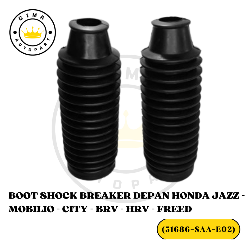 Karet Boot Stopper Stoper Shock Breaker Shockbreaker Depan Mobil Honda Jazz - Mobilio - City - BRV -