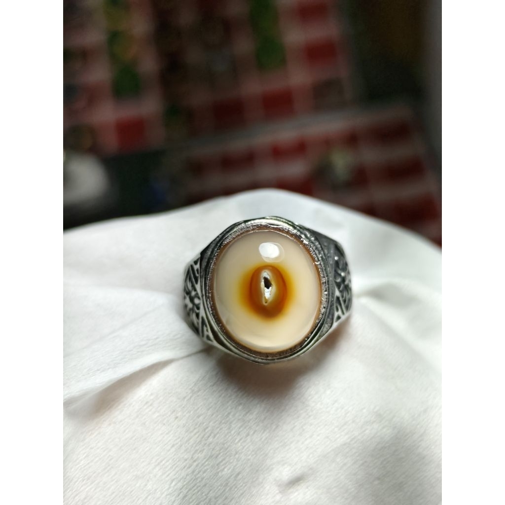 Batu Combong Saga Merah | Batu Akik Combong Natural Asli Alam