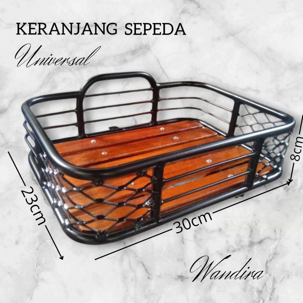 KERANJANG SEPEDA DEPAN VINTAGE KERANJANG SEPEDA MTB FEDERAL MINION LIPAT KERANJANG SEPEDA UNIVERSALI