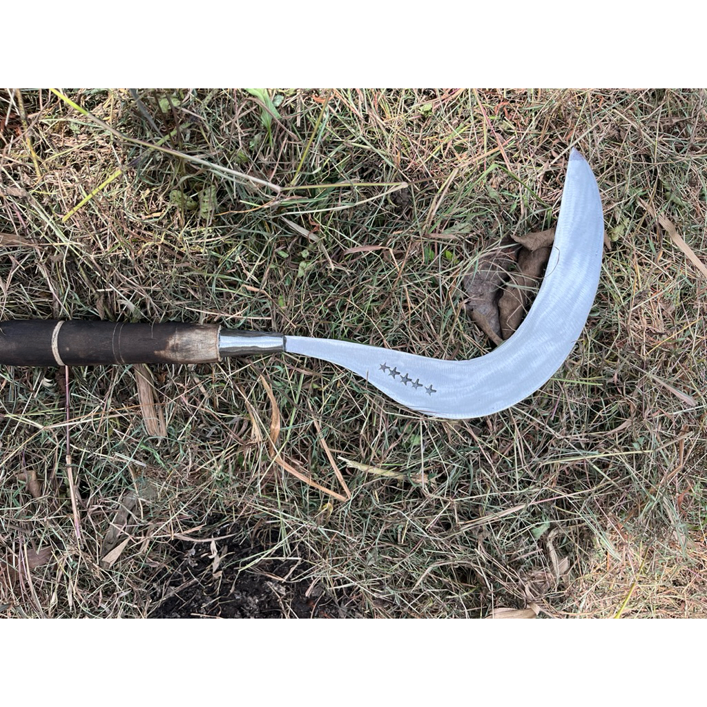 Arit rumput madura cap bintang lima desain tebal dan tajam