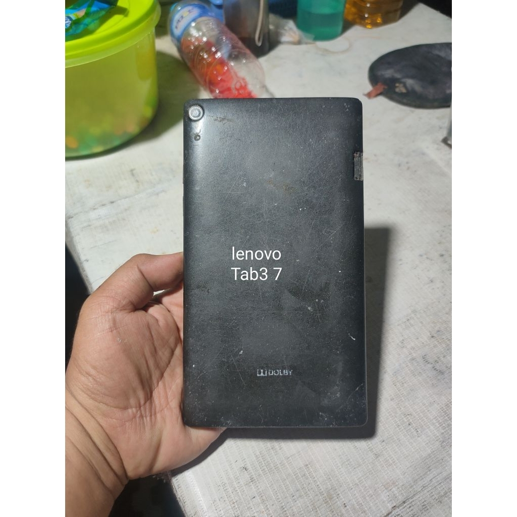 tablet android lenovo Tab3 7 retak2 rusak seadanya