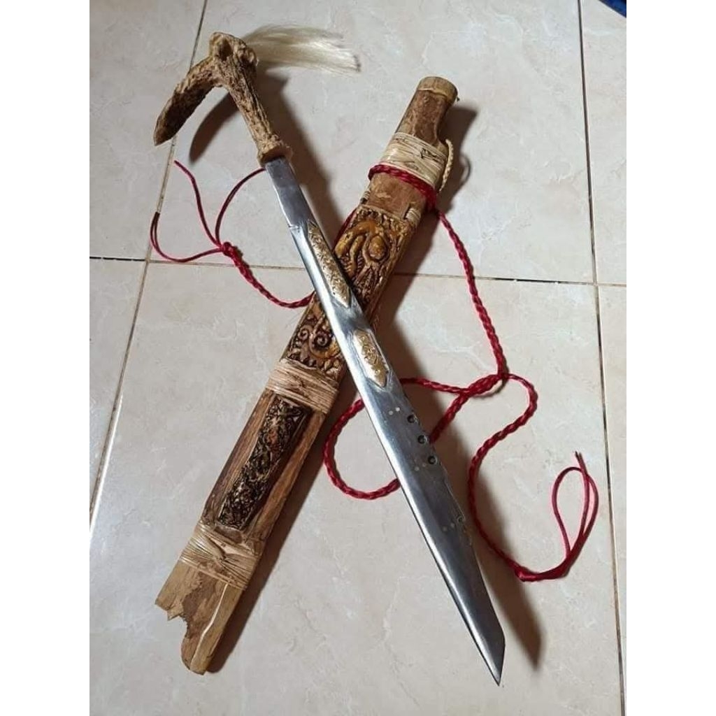 M@nd4u antik UK 60cm khas Dayak Kalimantan