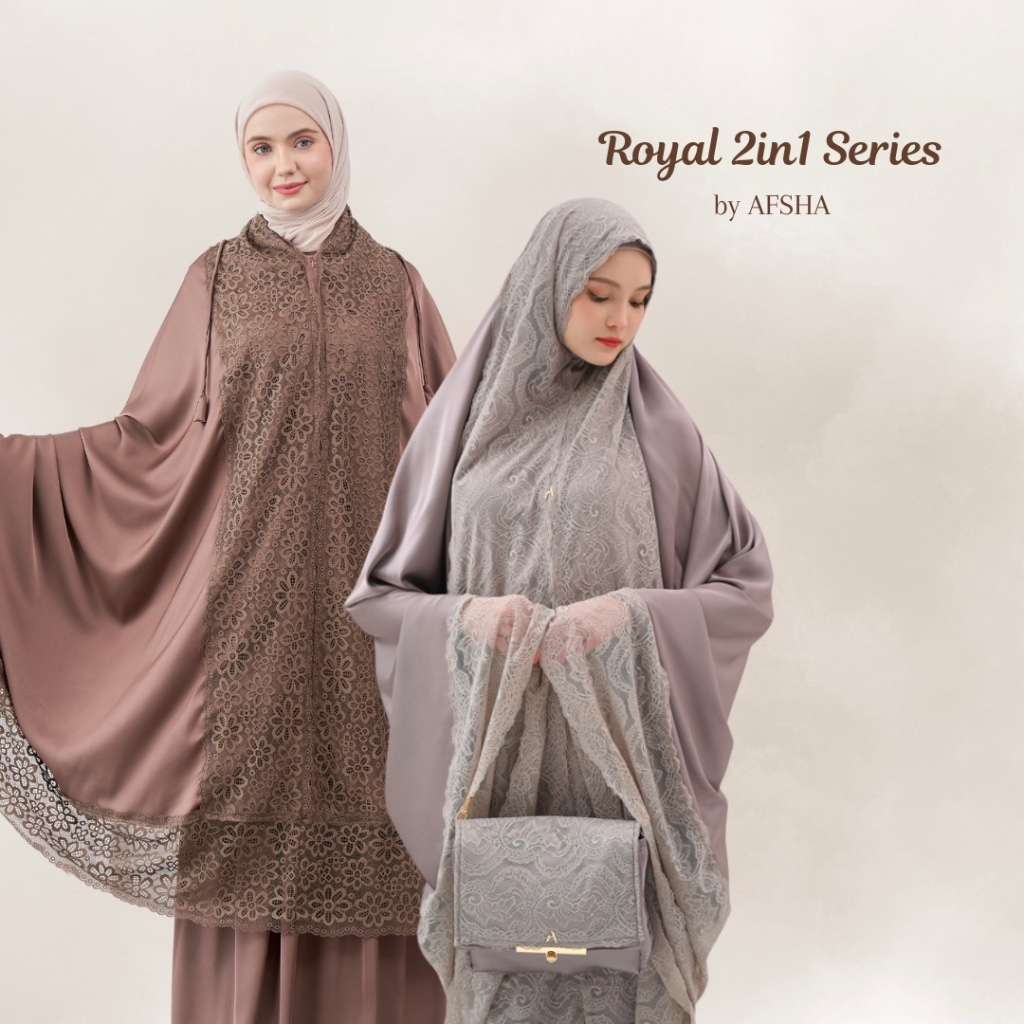 Kallia Label Luma Prayer Robe by Kallia | Mukena Mahar | Packaging with Box
