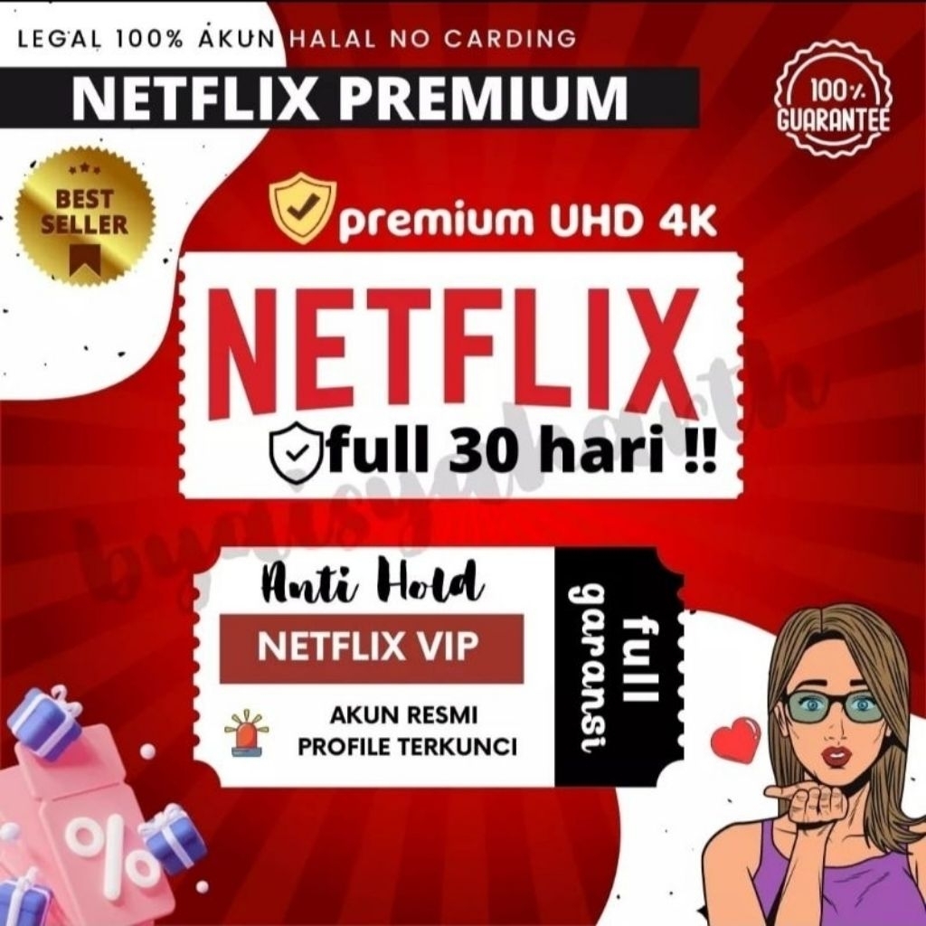 NETFLIX PREMIUM 1&3 BULAN ANTI HOLD ANTI VPN