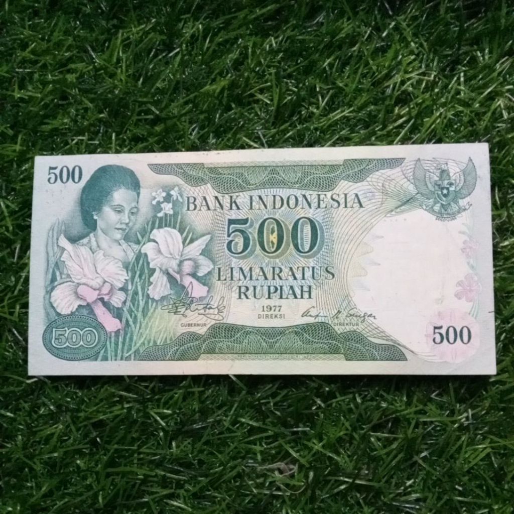 uang kuno 500 konde 1977