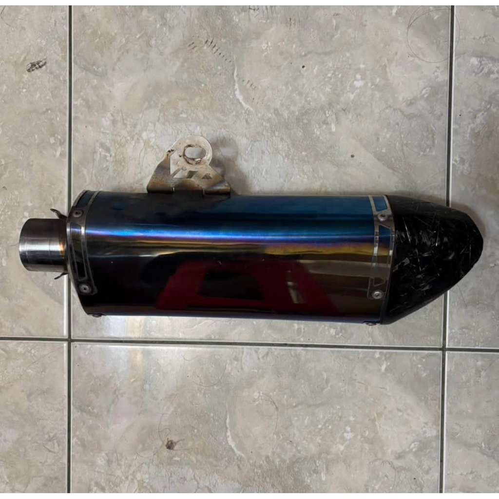 knalpot villan mv1 blue inlet 50 (ordered)