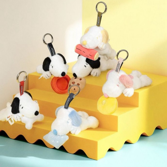 [PREORDER Snoopy] Gantungan Snoopy Original Boneka Seri Mulut Terbuka – Boneka Plush Karakter Lucu