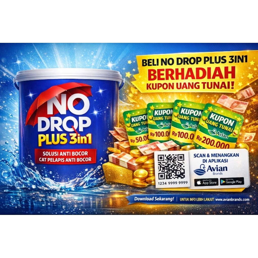 NO DROP 3IN1 UKURAN 4 KG WARNA PISTACHIO CAKE G10 004 (TING-TING)