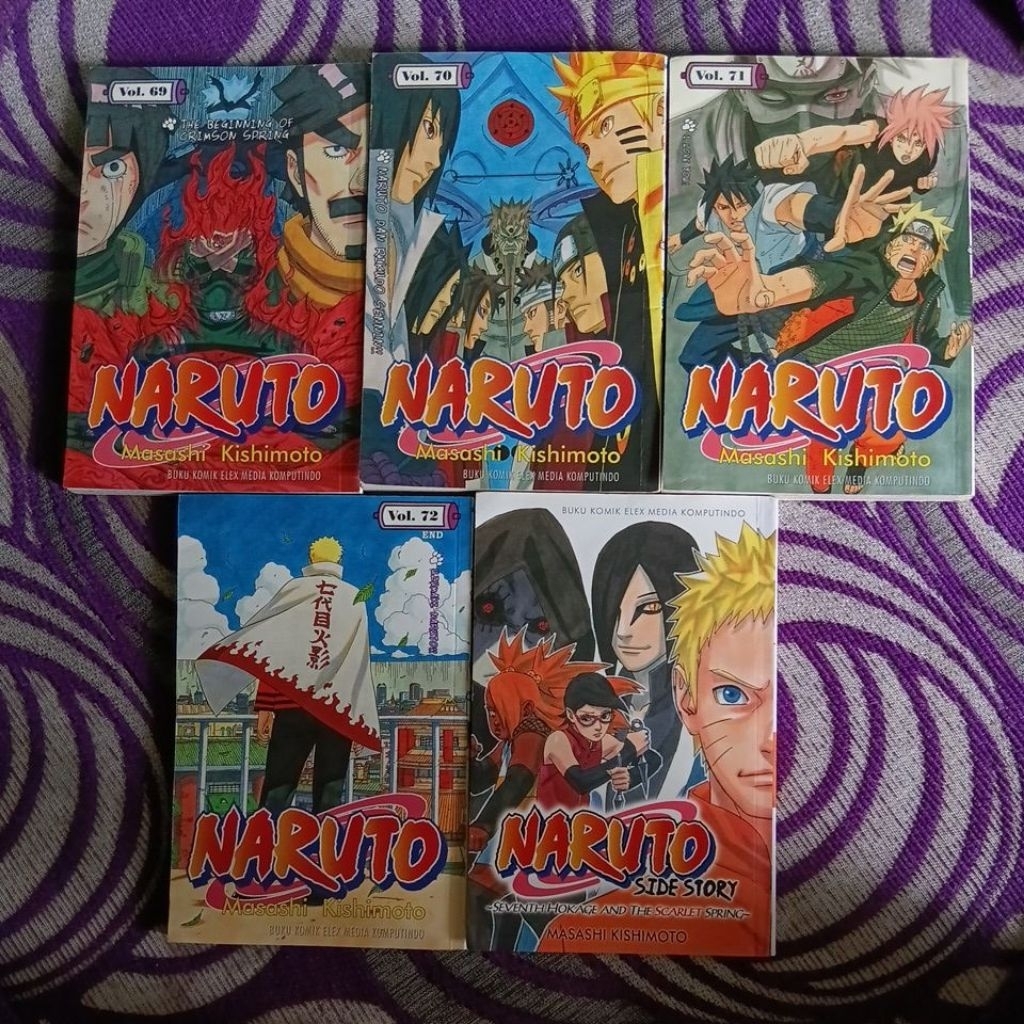 Komik Naruto cabutan vol 69-72