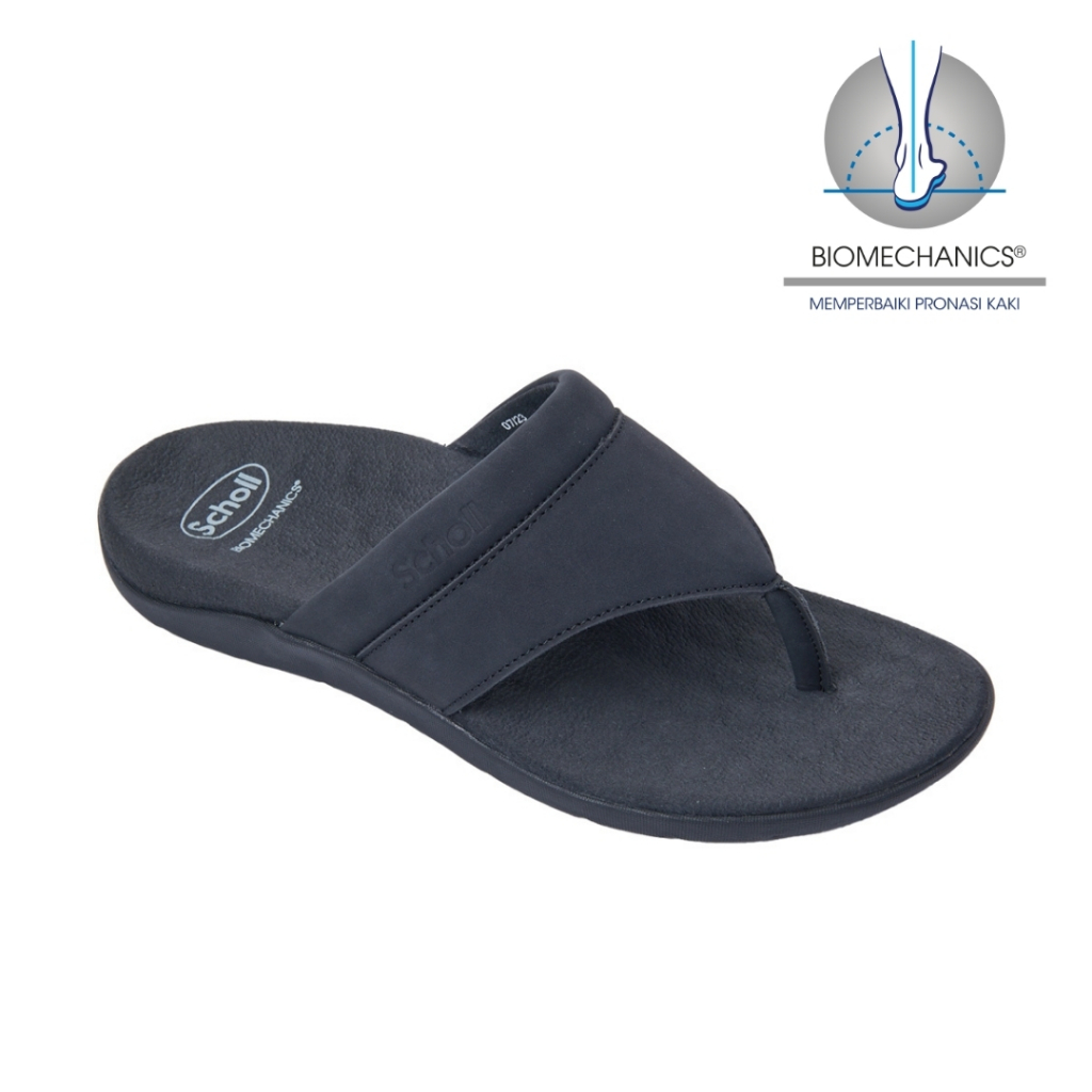 Scholl Biom Teo Black 404 Sandal Pria