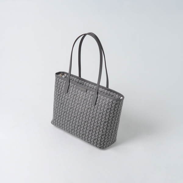 Tas TB EVER MONOGRAM ZINC GREY TOTE BAG SMALL 100% ORIGINAL