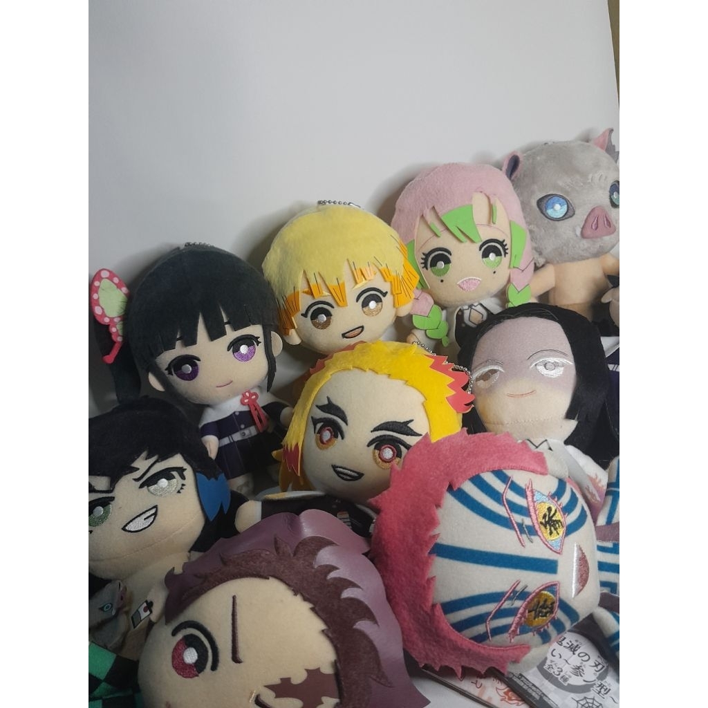 [Official] Boneka Anime Demon Slayer Tomonui Plush Keychain Tanjiro Zenitsu Inosuke Mitsuri Akaza Ub