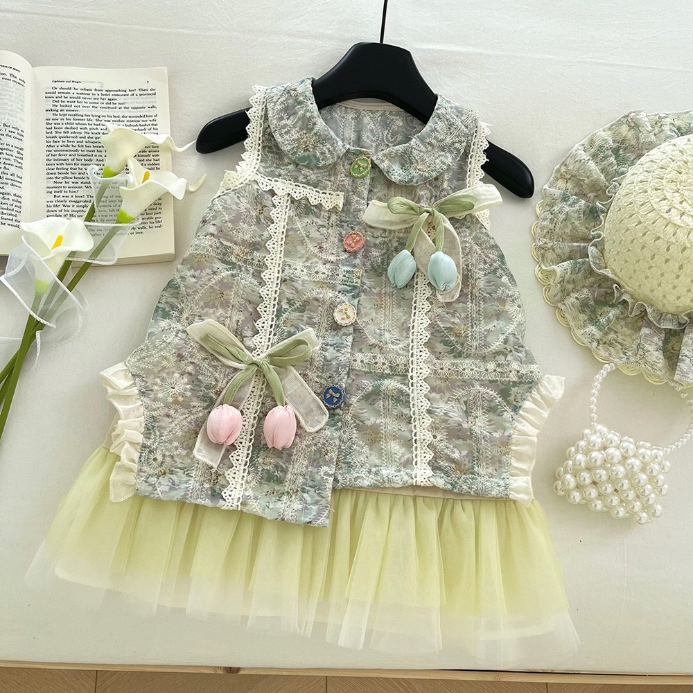 RYUTA dress motif batik anak perempuan 1-8 tahun / dress 3in1 pantai anak