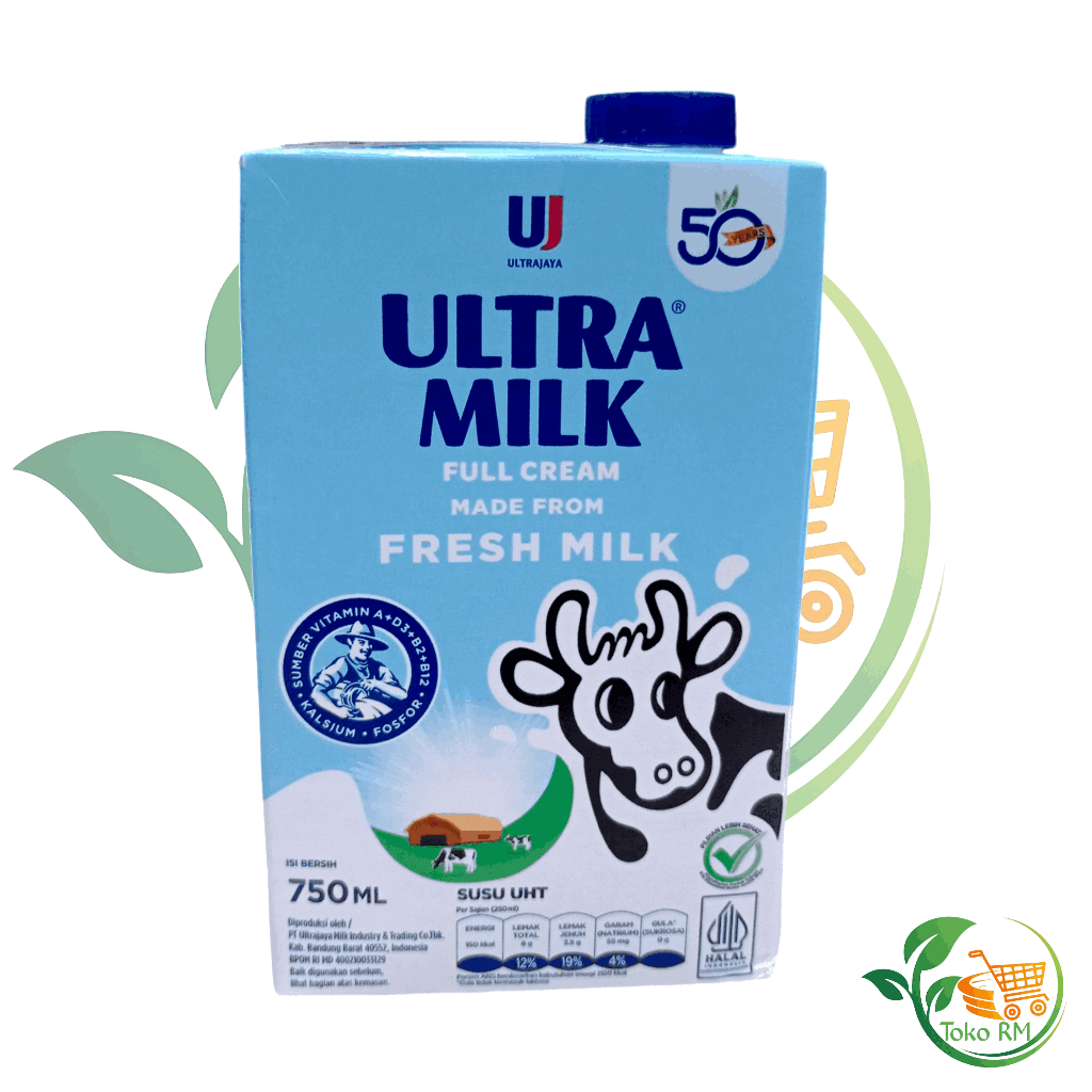 UHT Ultra Milk 750 Full Cream susu uht full cream