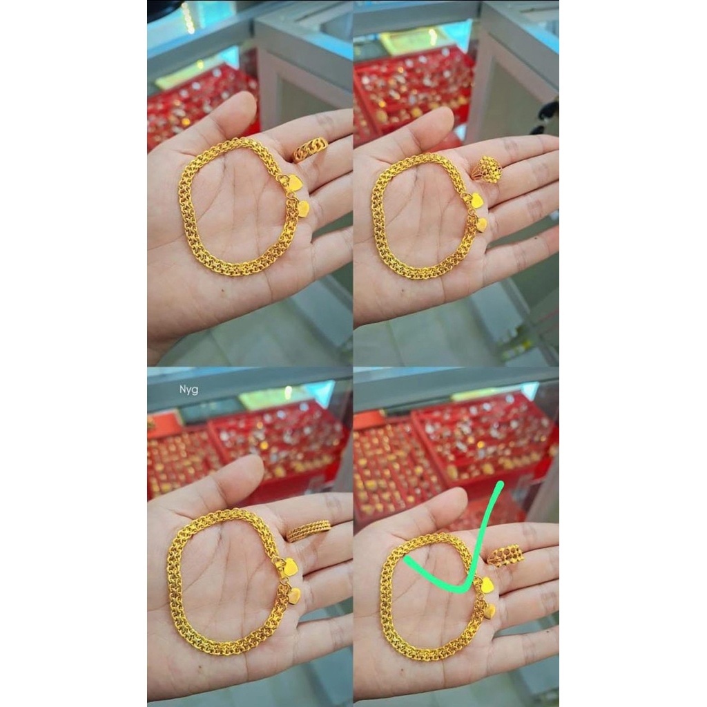 gelang dan cincin koin 1991