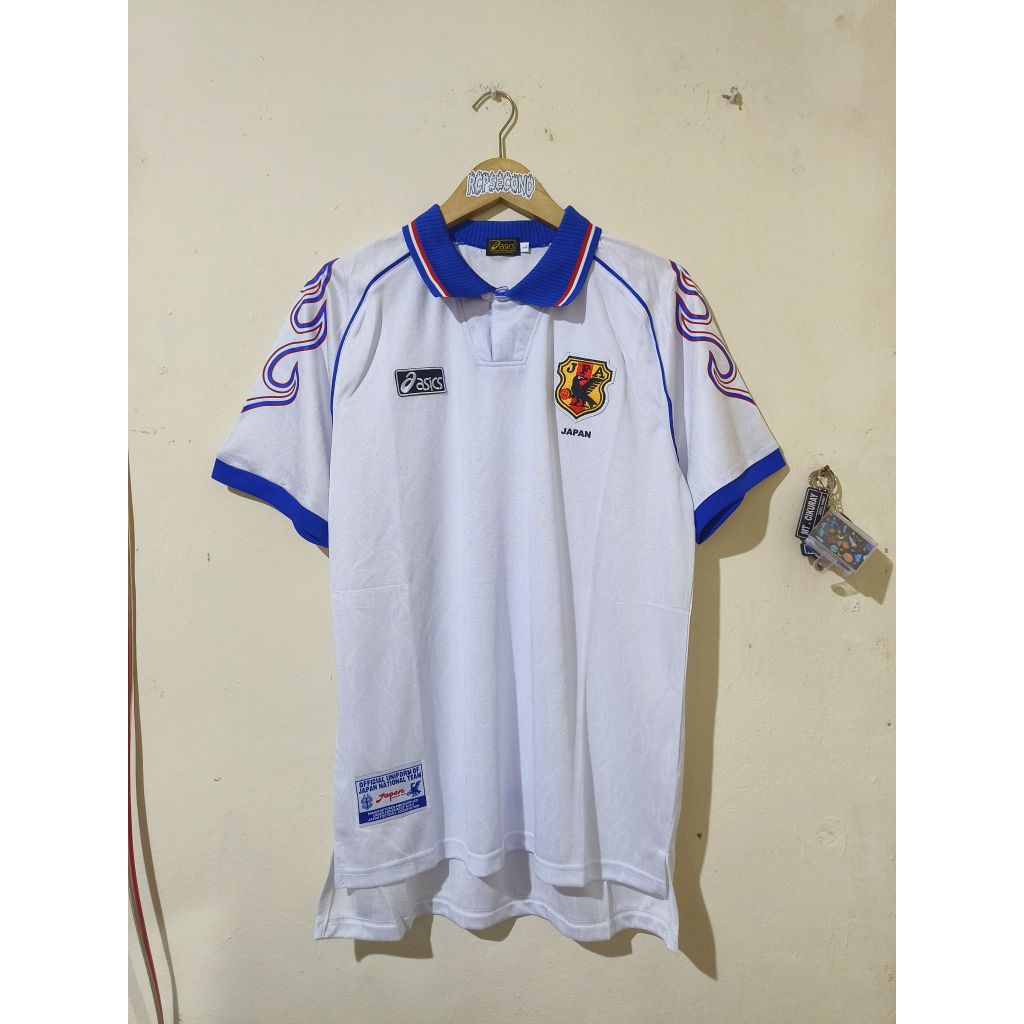 Jersey Japan asics retro white fire 1998