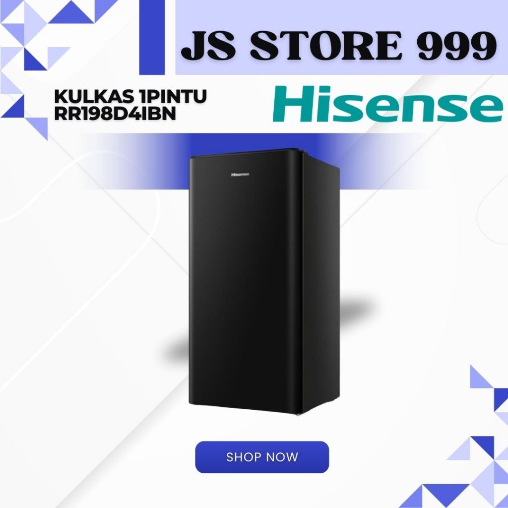 KULKAS HISENSE RR198D4IBN 1 PINTU RR-198D4IBN