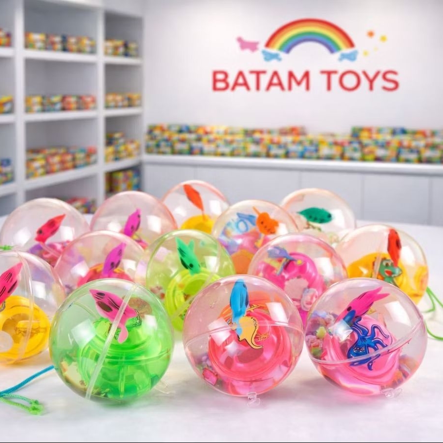 Batam Toys BOLA KARET AIR LAMPU DISCO BOLA LAMPU LED FLASH BALL