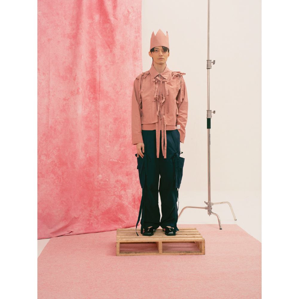 HAVOC PINK NYLON JACKET CASUAL PRIA TUJUH OFFICIAL