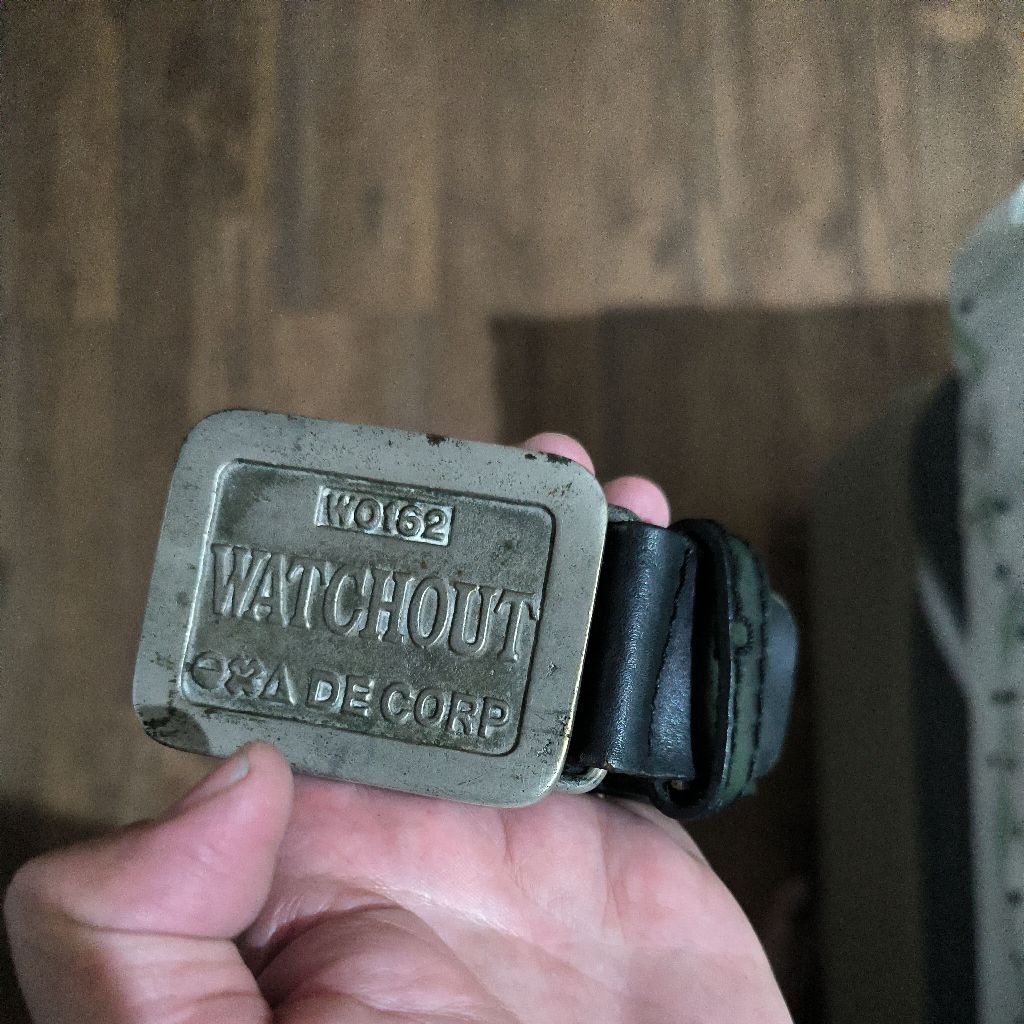 Ikat pinggang Watch Ou. ori vintage kulit est 85x4 cm sesuai foto