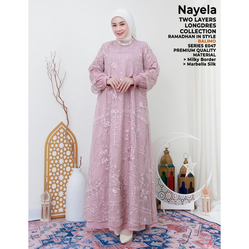 Balimo Nayela / Dres Balimo Premium / Gamis Balimo / Balimo Nayela / Balimo Original