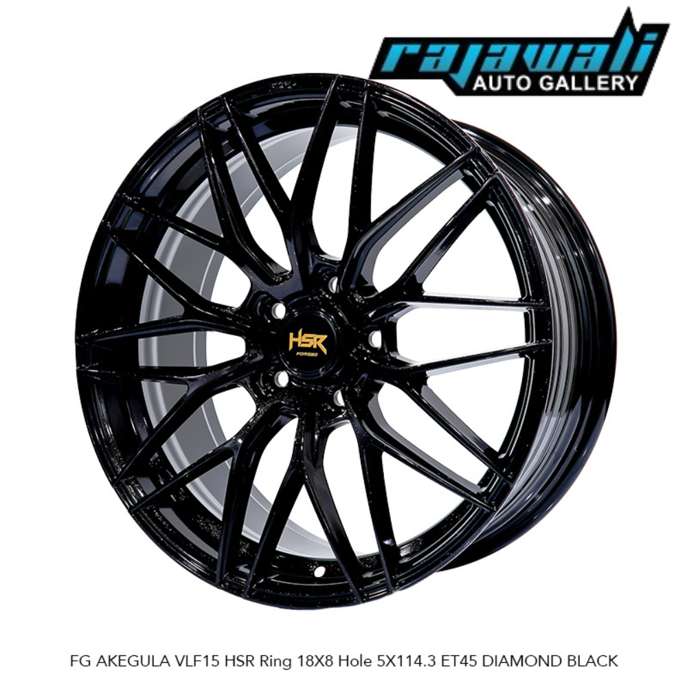 Pelek Mobil Ring 18 FG AKEGULA Velg Flow Forming R18 Buat Mobil Innova Xpander Alphard Sportage Dll